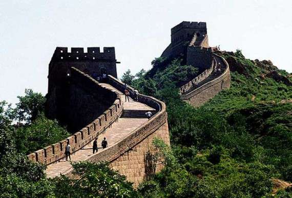 Фрагмент Великой китайской стены