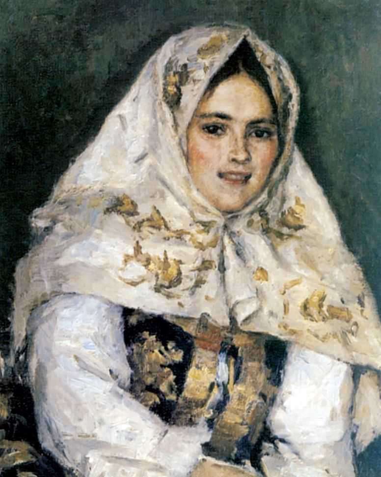 Сибирская красавица. Портрет Е.А.Рачковской (1891)