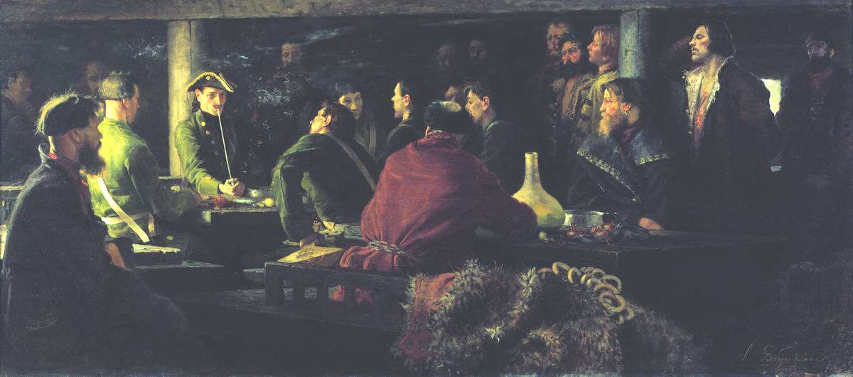 Потешные Петра I в кружале (1882)