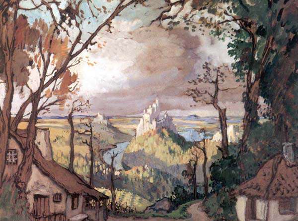 Сельский пейзаж (1910)