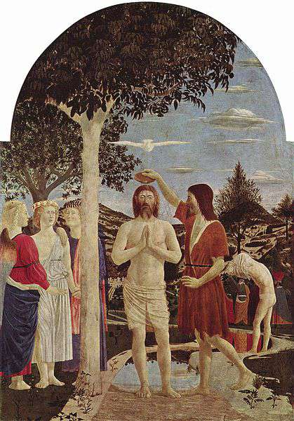 Крещение (1458-1460) (П.делла Франческа)