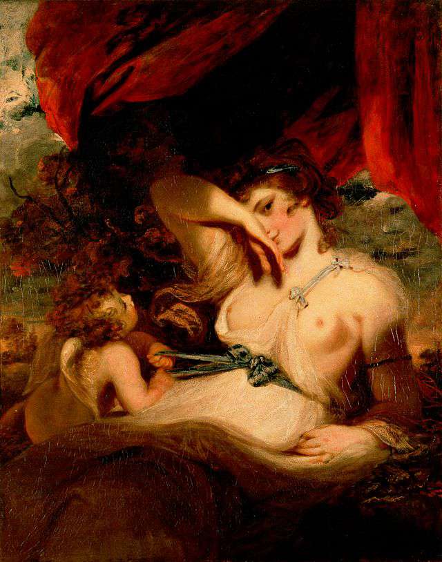 Амур развязывает пояс Венеры (1788)