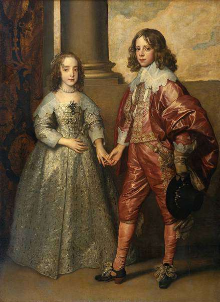 Портрет Вильгельма Оранского с его невестой Марией Стюарт (1641)