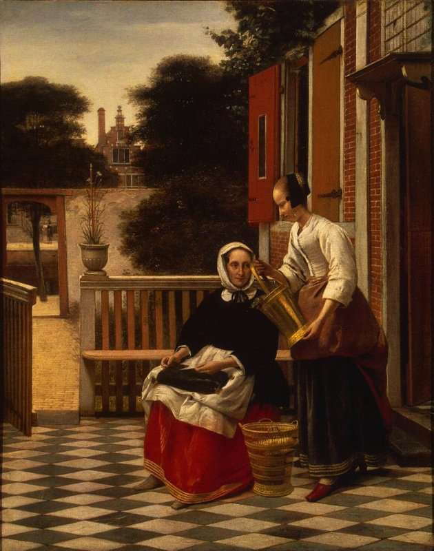Хозяйка и служанка (1660)