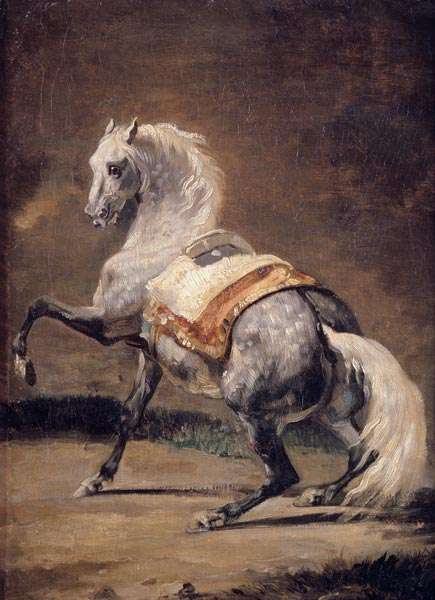 Серая в яблоках лошадь (1820)