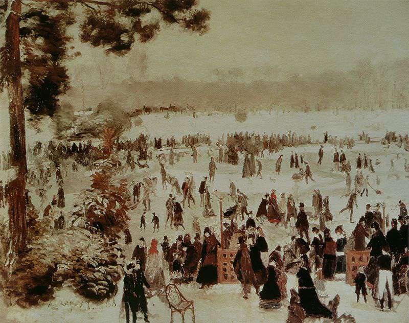 Фигуристы в Булонском лесу (1868)