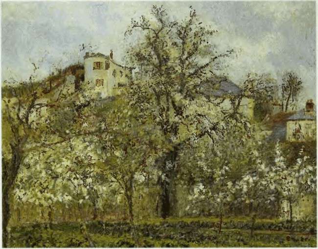 Фруктовый сад в цвету. Весна. (1877)