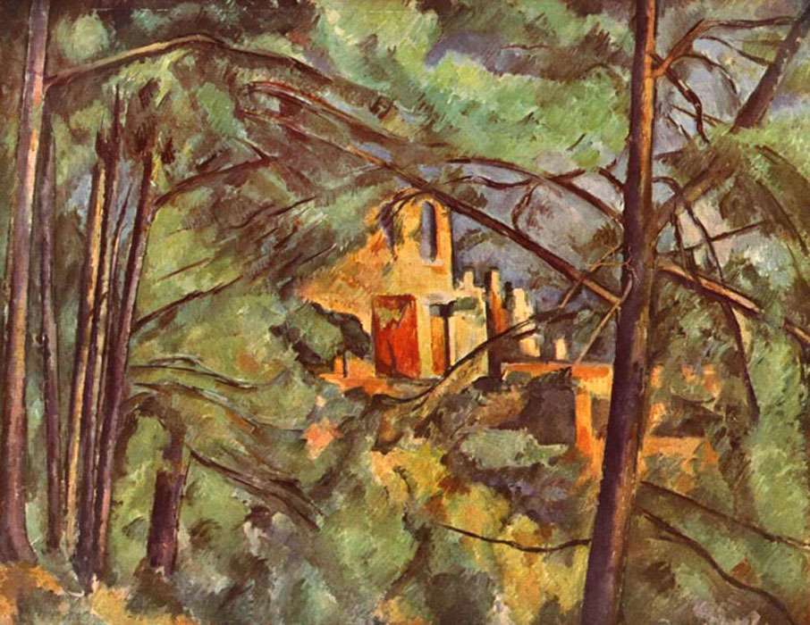 Черный замок за деревьями (1895)