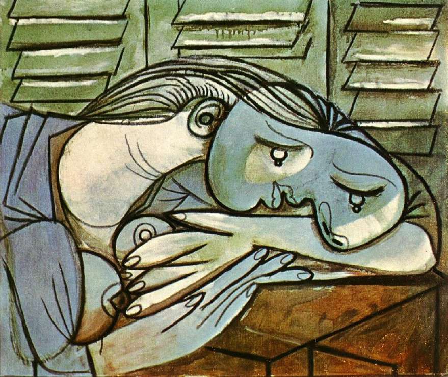 Спящая на фоне жалюзи (1936)