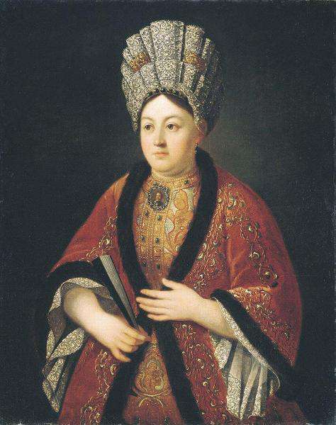 Портрет Марии Яковлевны Строгановой (1721-24)