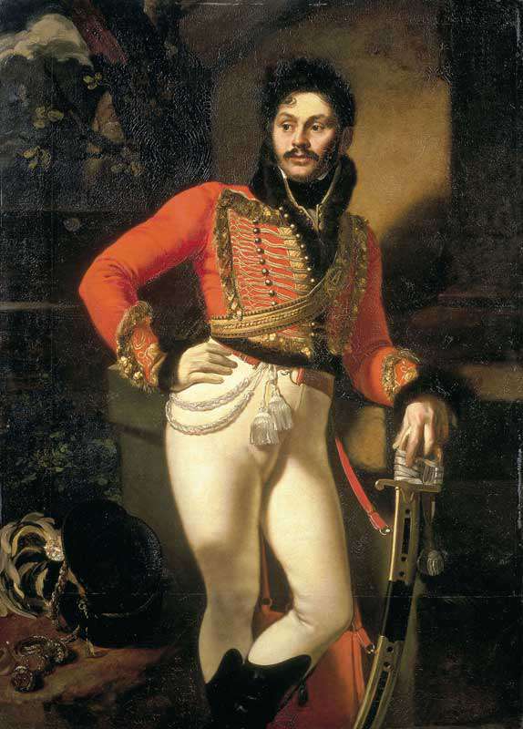 Портрет гусара Давыдова. 1809г.