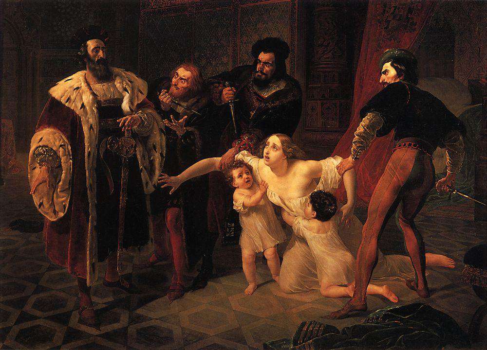 Смерть Инессы де Кастро(1834)