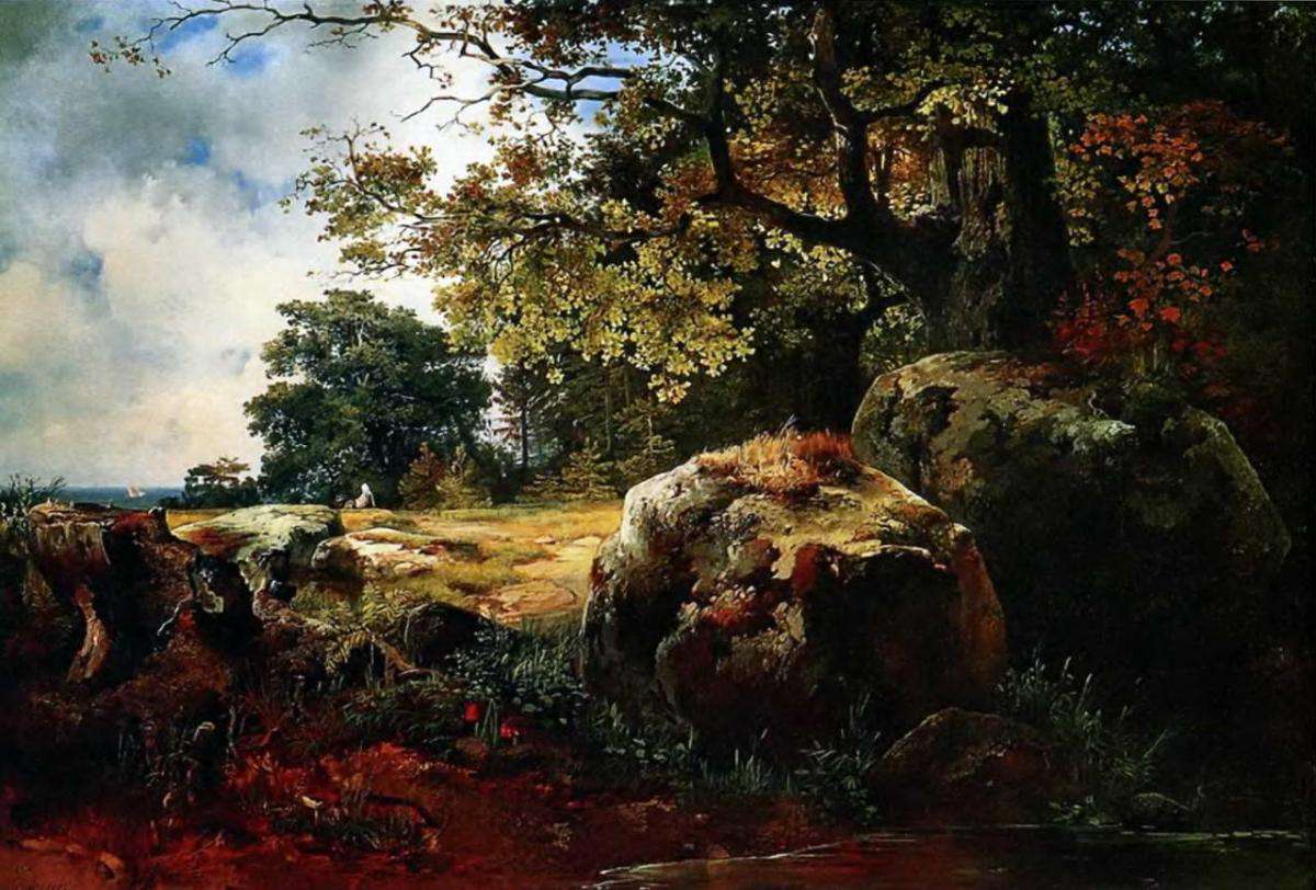 Вид в окрестностях Ораниенбаума (1854)