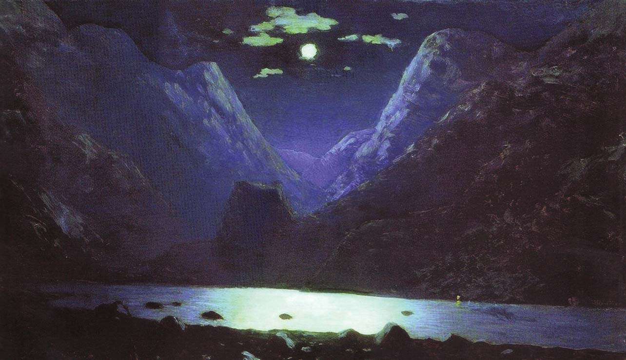 Дарьяльское ущелье. Лунная ночь (1890-1895)