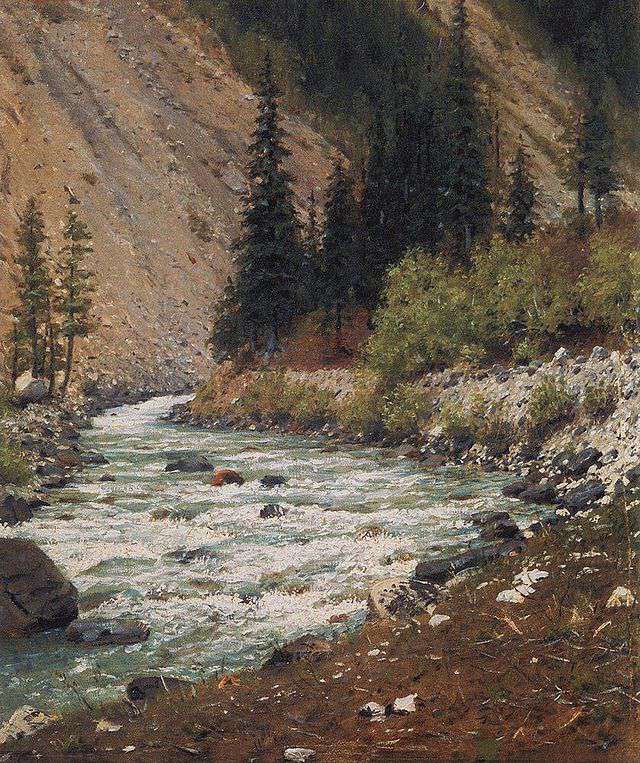 Горный ручей в Кашмире (1875)