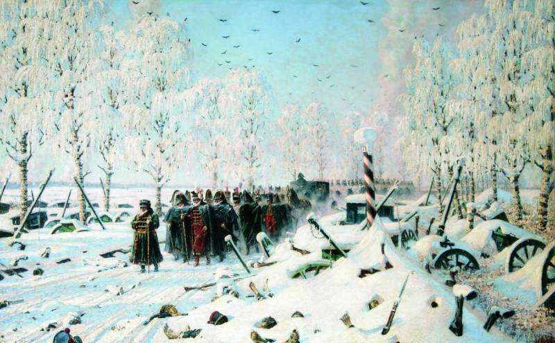 Отступление. Бегство по смоленской дороге.