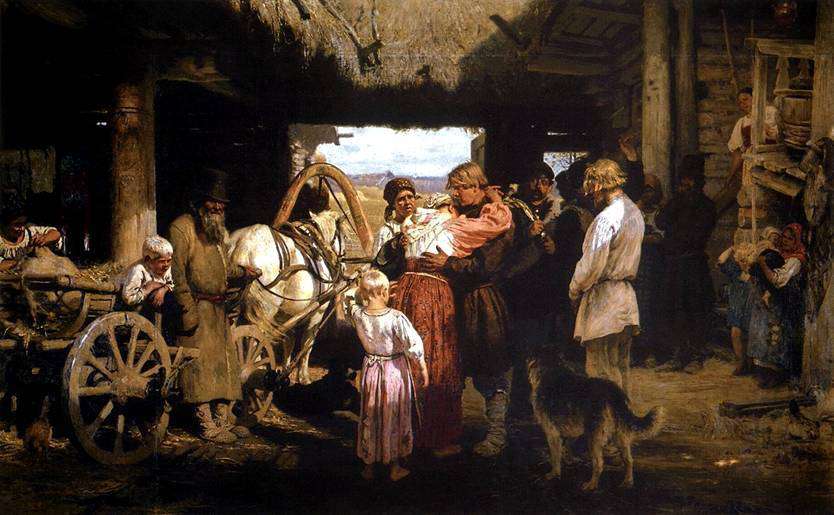 Проводы новобранца (1879)