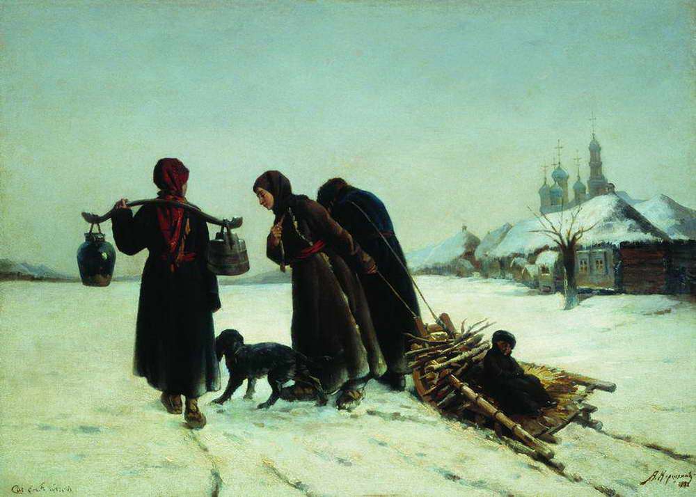 Зимой в деревне (1882)