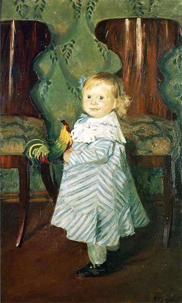 Портрет Ирины Кустодиевой (1906)