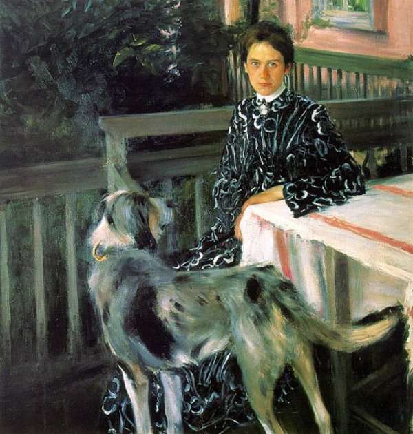 Портрет жены Юлии Кустодиевой (1903)