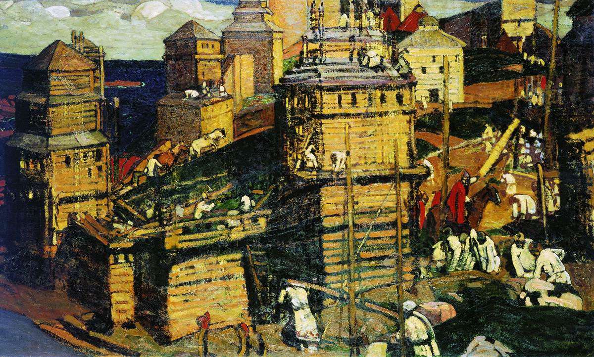 Город строят (1902)