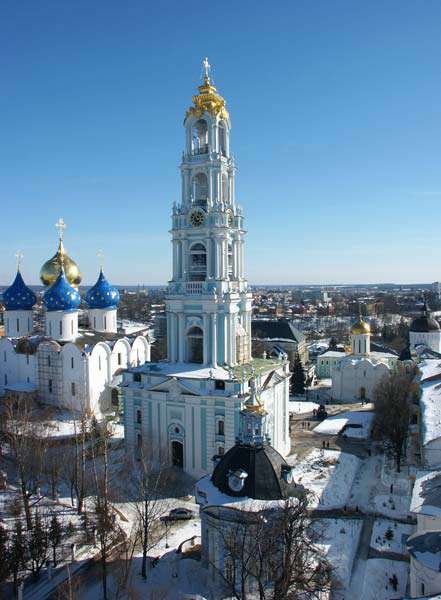 Колокольня Троице-Сергиевой лавры. Барокко.