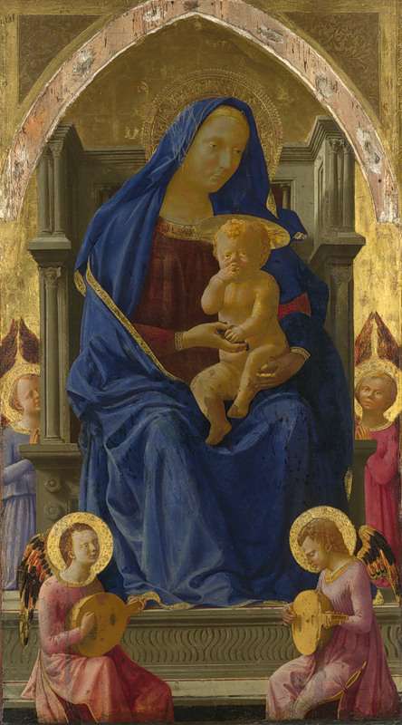 Мадонна с Младенцем и четырьмя ангелами (Мазаччо)