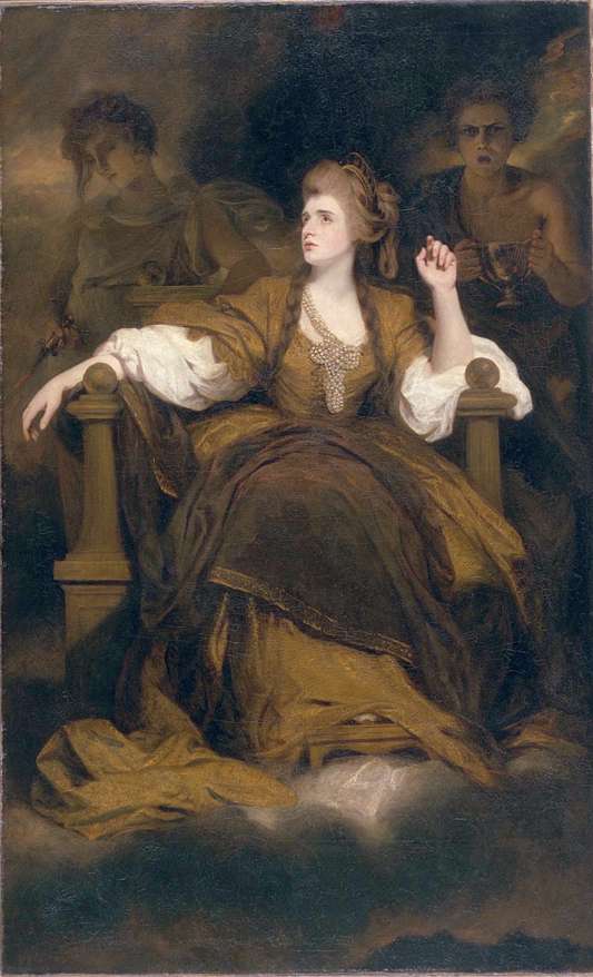 Сара Сиддонс в образе музы Трагедии (1783)