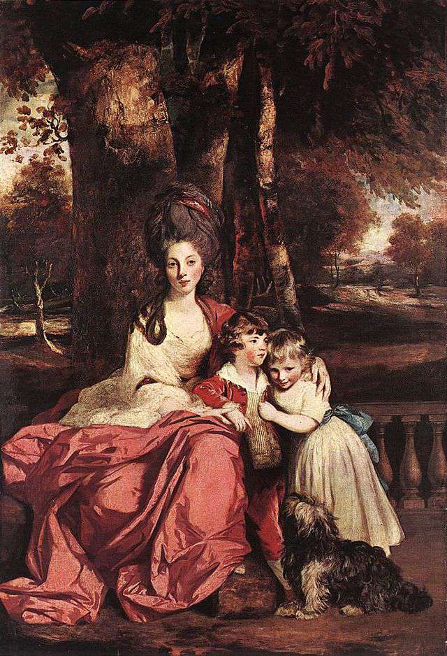 Леди Элизабет Делме и ее дети (1770 -1780)