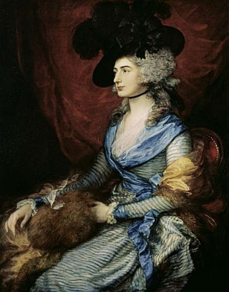 Портрет актрисы Сары Сиддонс (1780)