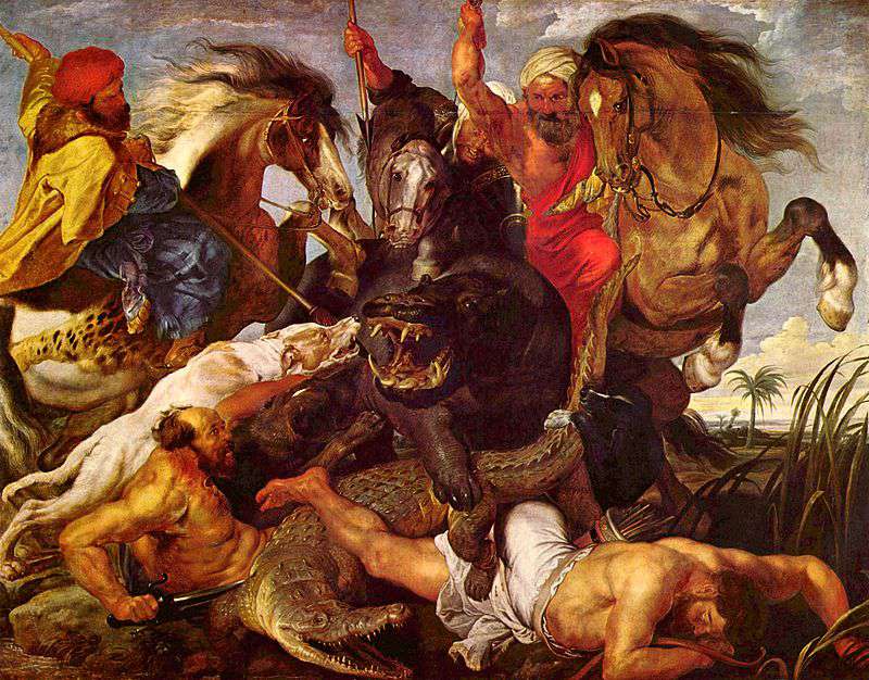 Охота на гиппопотама (1618)