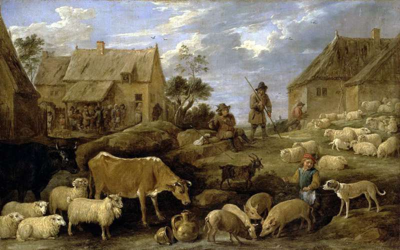 Пейзаж с пастухом и стадом (1650-е)