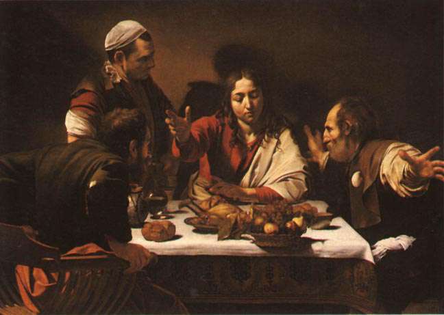 Ужин в Эммаусе. (1602)