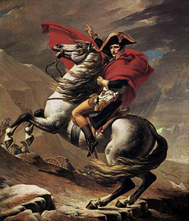 Наполеон при переходе перевала Сен-Бернар (1801)