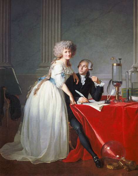 Портрет Лорана Лавуазье и его жены Марии (1788)
