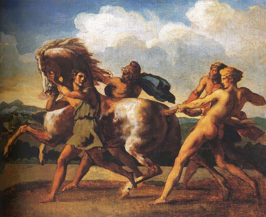 Рабы, останавливающие лошадь (1817)