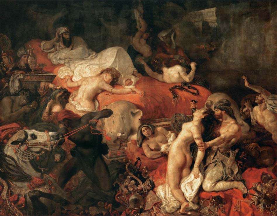 Смерть Сарданапала (1827-28)