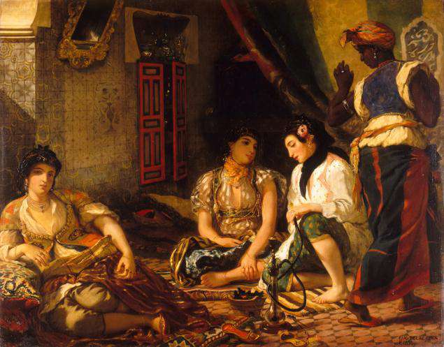 Алжирские женщины в своих покоях (1834)