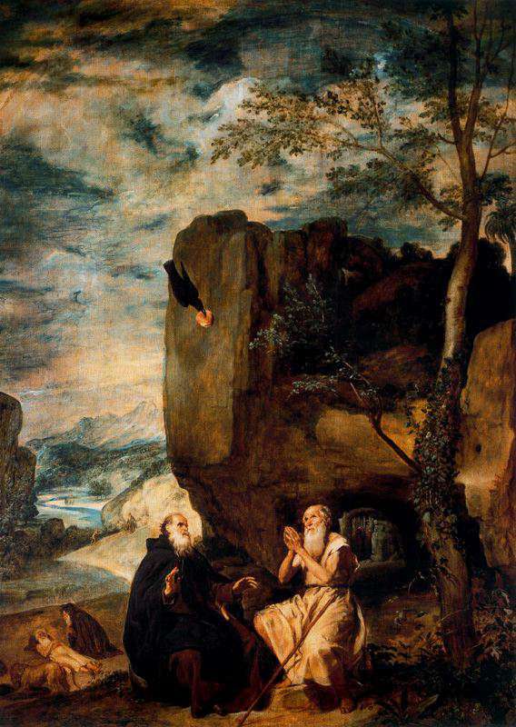 Святые Антоний и Павел (1633)