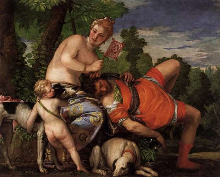 Венера и Адонис (1582)