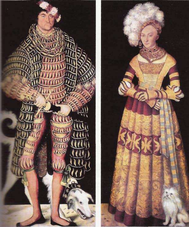 Портрет герцога Генриха Благочестивого Саксонского и герцогини Екатерины Макленбургской (1514), диптих