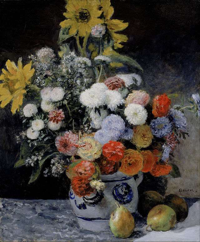 Цветы в глиняном горшке (1869)