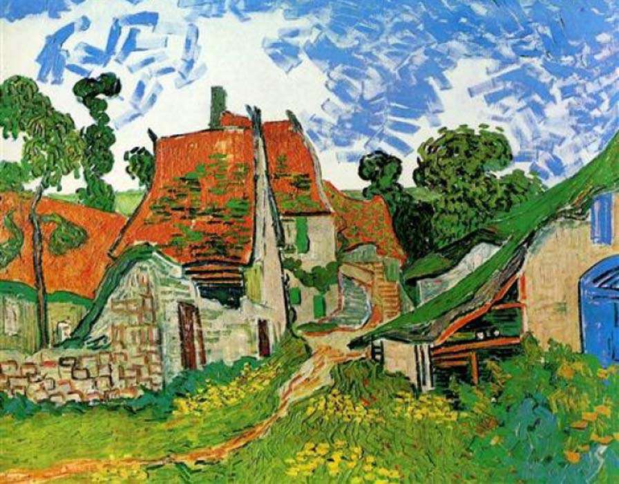 Деревенская улица в Оверне